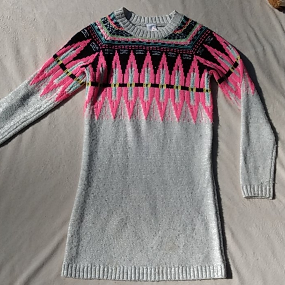 Heavy knit sweater dress